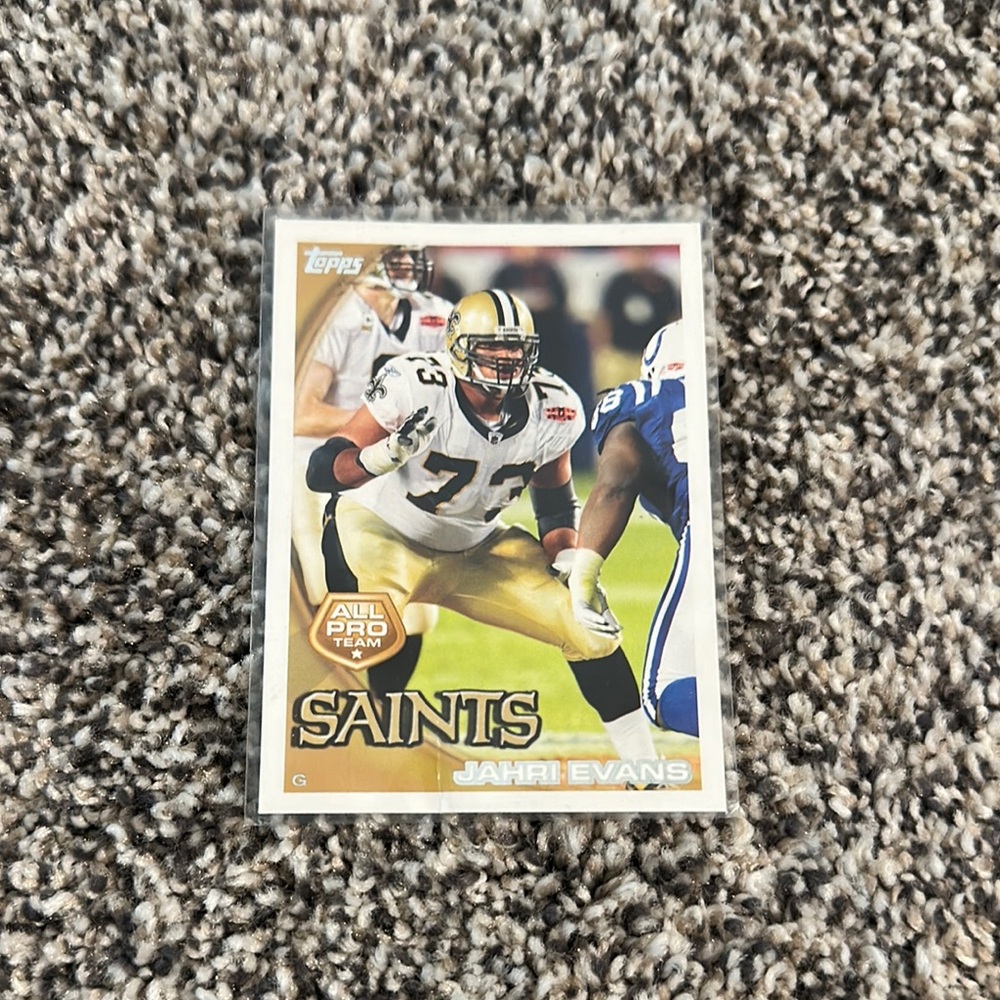 Topps Saints Football Trading Card